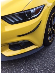 Alerones del parachoques delantero (MUSTANG 15-17 GT, Ecoboost, V6) 2