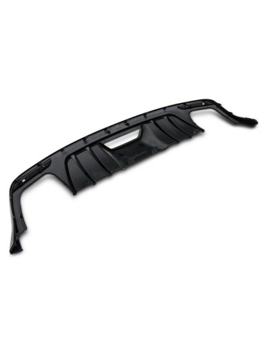 Difusor trasero de escape cuádruple - Estilo RTR (MUSTANG 15-17 Ecoboost Premium, GT Premium)