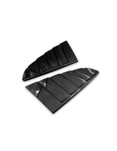 Persianas de ventana trasera - Negro brillante (MUSTANG Fastback 15-23)