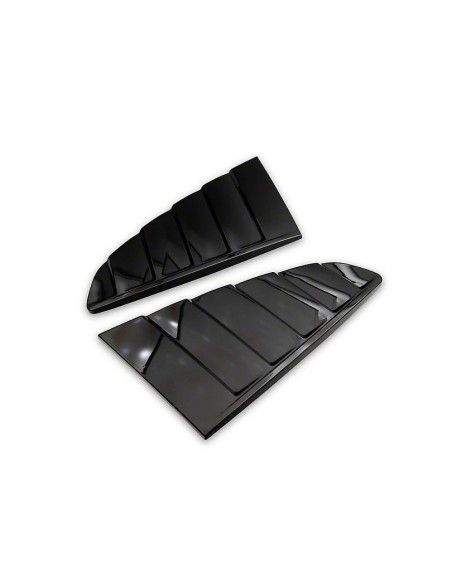 Persianas de ventana trasera - Negro brillante (MUSTANG Fastback 15-23)