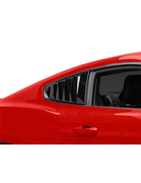 Persianas de ventana trasera - Negro brillante (MUSTANG Fastback 15-23)