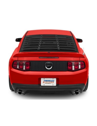 Rear Window Louver - Matte Black - SpeedForm (MUSTANG 05-14 Coupe)