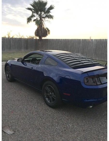 Rear Window Louver - Matte Black - SpeedForm (MUSTANG 05-14 Coupe)