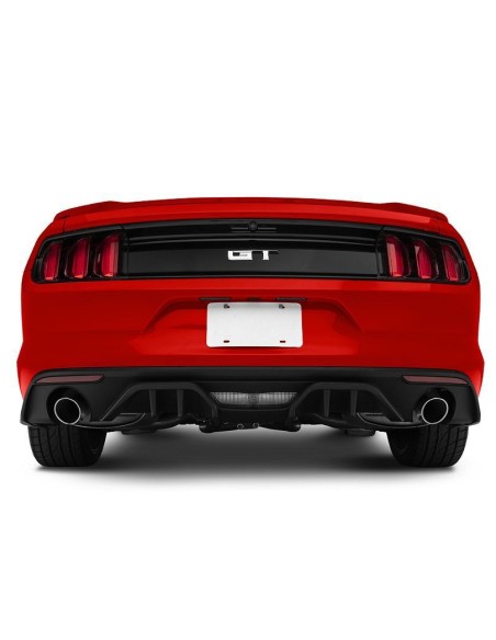 Difusor trasero de escape de un solo orificio - Estilo RTR (MUSTANG 15-17 GT Premium, EcoBoost Premium)