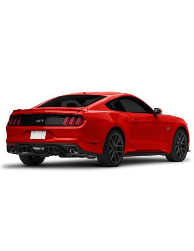 Difusor trasero de escape de un solo orificio - Estilo RTR (MUSTANG 15-17 GT Premium, EcoBoost Premium)