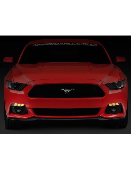 Intermitentes LED ahumados con DRL - Juego (MUSTANG 15-17)
