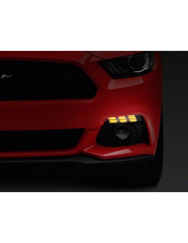 Intermitentes LED ahumados con DRL - Juego (MUSTANG 15-17)