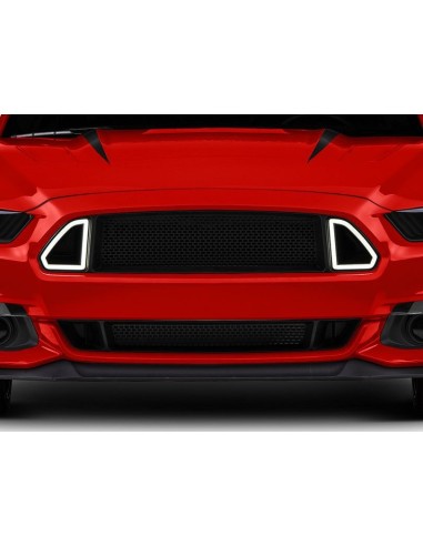 Parrilla superior LED (MUSTANG 15-17 Ecoboost, GT, V6)