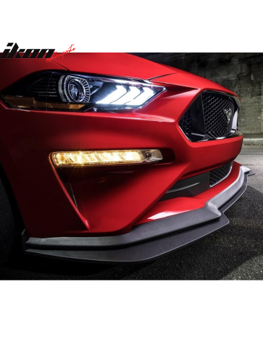 Alerón de parachoques delantero - Estilo Performance Pack 2 (MUSTANG 18-23 Ecoboost, GT)