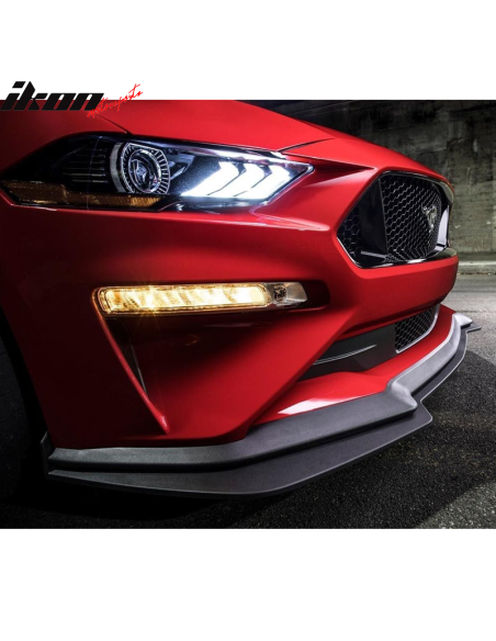 Alerón de parachoques delantero - Estilo Performance Pack 2 (MUSTANG 18-23 Ecoboost, GT)