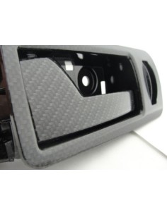 mustang interior tireadores manillas fibra de carbono 2