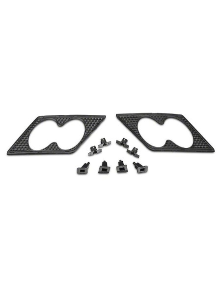 Rear Diffuser - GT350 Style - Quad Hole (MUSTANG 15-17 GT Premium, EcoBoost Premium)