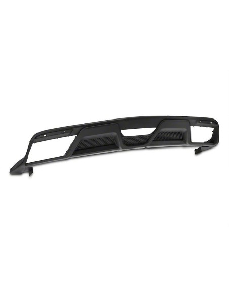 Rear Diffuser - GT350 Style - Quad Hole (MUSTANG 15-17 GT Premium, EcoBoost Premium)