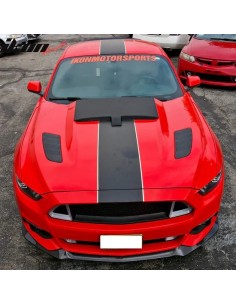 Toma de aire del capó - Sin pintar (MUSTANG 15-17 GT, EcoBoost, V6) 2