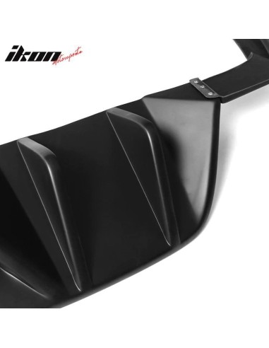 Difusor trasero estilo Hennessey (MUSTANG 15-17 BASE)