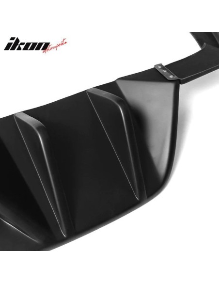 Difusor trasero estilo Hennessey (MUSTANG 15-17 BASE)