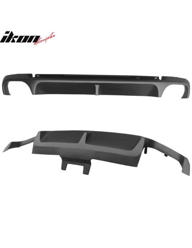 Rear Diffuser - GT500 Style - Quad Hole (MUSTANG 13-14 V6, GT)