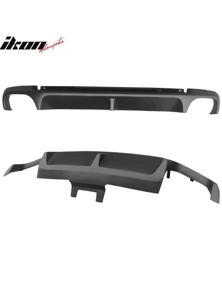 Rear Diffuser - GT500 Style - Quad Hole (MUSTANG 13-14 V6, GT)
