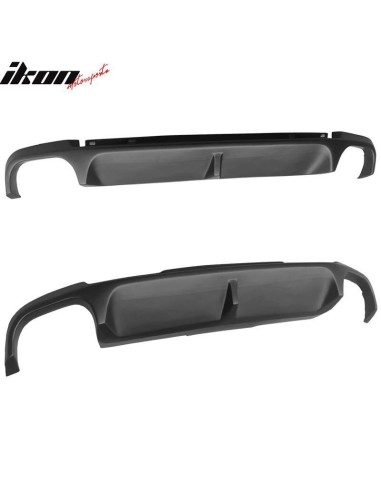 Rear Diffuser - GT500 Style - Quad Hole (MUSTANG 13-14 V6, GT)
