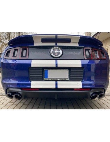 Rear Diffuser - GT500 Style - Quad Hole (MUSTANG 13-14 V6, GT)
