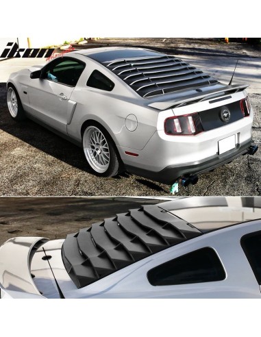 Rear Window Louvers - IK Style (MUSTANG 05-14 Coupe)