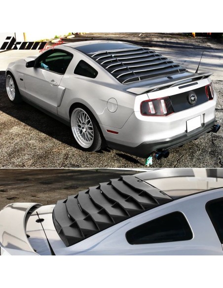 Rear Window Louvers - IK Style (MUSTANG 05-14 Coupe)