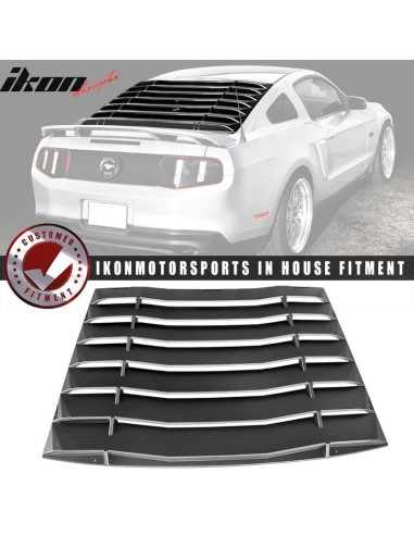 Rear Window Louvers - IK Style (MUSTANG 05-14 Coupe)