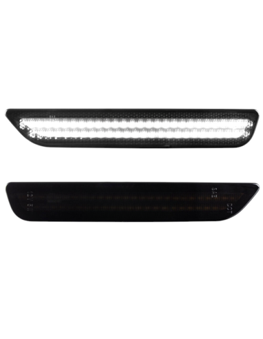 Marcadores laterales LED dobles para parachoques delantero (MUSTANG 10-14)