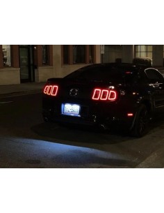 Juego de luces LED para matrícula (MUSTANG 10-14)