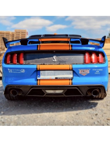 Difusor trasero estilo GT500 - Cuatro puntas (MUSTANG 15-17 Ecoboost Premium, GT Premium)