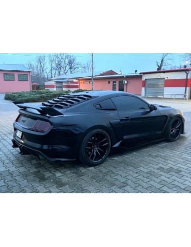 SPEED Style Rear Diffuser - Single/Quad Exhaust Tips (MUSTANG 15-17 GT Premium, EcoBoost Premium)