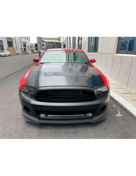 Capó de aluminio - Estilo GT500 - Sin pintar (MUSTANG GT500 10-12, 13-14 Todos)