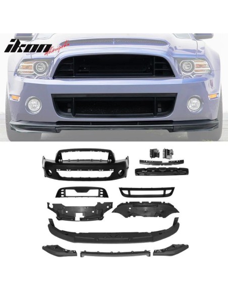 Parachoques delantero estilo Shelby GT500 (MUSTANG GT500 10-12, 13-14 Todos)