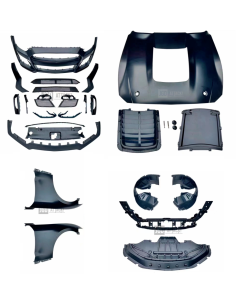 Kit de carrocería completo - Estilo GT500 1:1 (MUSTANG 15-17 GT, V6, Ecoboost) 2