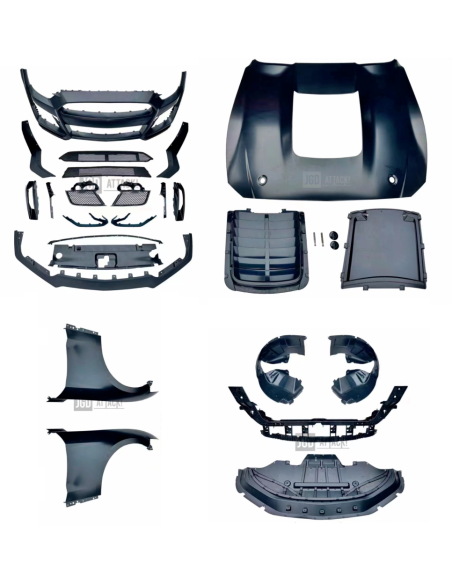 Full Body Kit - 1:1 GT500 Style (MUSTANG 15-17 GT, V6, Ecoboost)