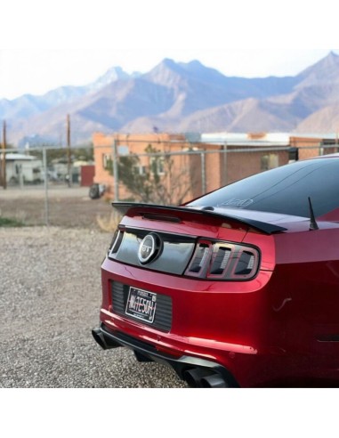 Alerón trasero estilo GT500, negro brillante (MUSTANG 10-14)