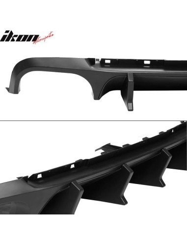 Difusor trasero de cuatro orificios - Estilo de competición V2 (MUSTANG 13-14)