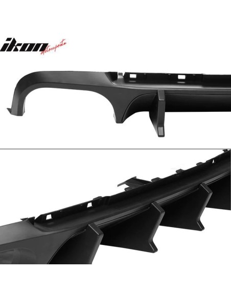 Difusor trasero de cuatro orificios - Estilo de competición V2 (MUSTANG 13-14)