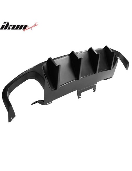 Difusor trasero de cuatro orificios - Estilo de competición V2 (MUSTANG 13-14)