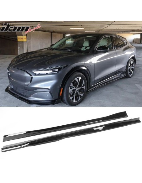 Faldones laterales - Negro brillante (MACH-E 21-23)