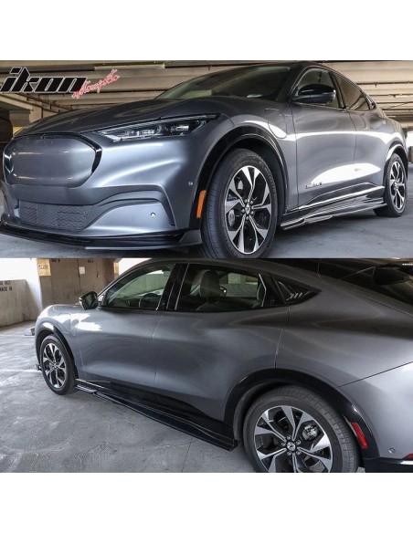 Faldones laterales - Negro brillante (MACH-E 21-23)