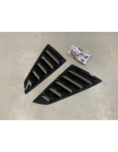 Persianas de ventana de cuarto de galón - Negro brillante (MUSTANG 24-25)