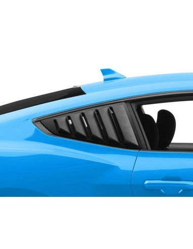 Persianas de ventana de cuarto de galón - Negro brillante (MUSTANG 24-25)