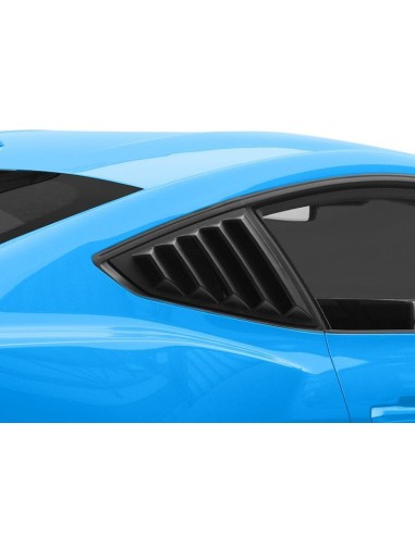 Persianas de ventana de cuarto de galón - Negro brillante (MUSTANG 24-25)