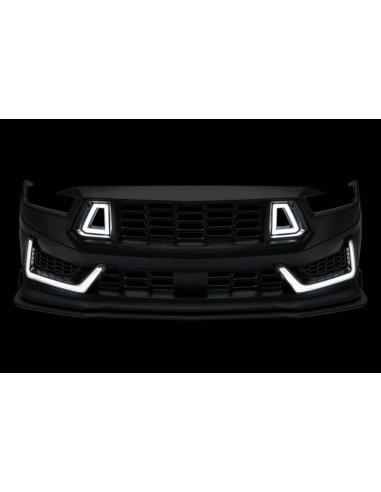 Front Bumper - Dark Horse Style w/LED - Set (MUSTANG 24-25 GT, Ecoboost)