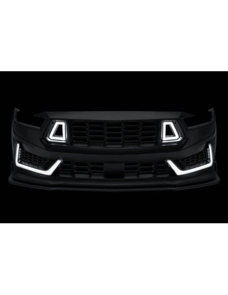 Front Bumper - Dark Horse Style w/LED - Set (MUSTANG 24-25 GT, Ecoboost)