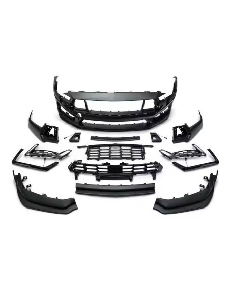 Front Bumper - Dark Horse Style w/LED - Set (MUSTANG 24-25 GT, Ecoboost)