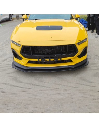 Alerón de parachoques delantero - Negro mate (MUSTANG 24-25 GT, Ecoboost)