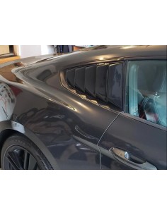 Persianas laterales SpeedForm Vintage - Negro brillante (MUSTANG Fastback 15-23) 2