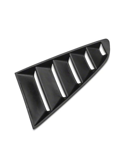 SpeedForm Vintage Quarter Window Louvers - Gloss Black (MUSTANG 15-23 Fastback)